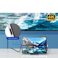Miniatyrbillede 4 af 5: USB C Hub Docking Station Stand Adapter med4K HDMI 100W PD SD/TF Card Reader USB3.0 3.5mm Hovedtelefon stik