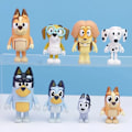 Miniatyrbilde 5 av 7: 12 Bykker Blå Bingo Figurleker Familie Kawaii Movable Joint Action Figur Leker