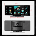 Miniatyrbild 6 av 7: 10,26" Dash Cam Rearview Kamera Wifi Carplay & Android Auto 4K DVR GPS Navigation Video Inspelare