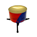 Miniatyrbild 4 av 5: Utomhus camping gas hållare tank vikbar kanister stativ stativ anti dumpning bas