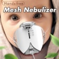 Miniatyrbilde 2 av 7: Mini Mesh Nebulizer Håndholdt bærbar Inhaler Automizer stille Ultralyd inalador nebulisator