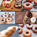 Miniatyrbilde 4 av 5: Mini Donut Maker Machine Non-stick Overflate for Barn Frokost Snack Desserter Lager 7 Donuts
