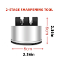 Miniatyrbilde 3 av 8: Kniv sliper kokk's kniv saks sliper for rette og sagtekniver, kjøkken kniver tilbehør gadget