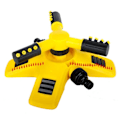 Miniatyrbilde 11 av 11: 360 grader automatisk vann sprinkler hode justerbart hage forsyning spray dyse