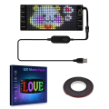 Miniatyrbilde 7 av 10: USB 5V Fleksibel adresserbar RGB Mønster Graffiti Rulling Tekst Animasjon Display
