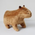 Miniatyrbillede 9 af 9: Simulering Capybara Udstoppede Dyr Plyd Legetøj Bløde Dukker Real Life Capybara Dukker Børn Legetøj