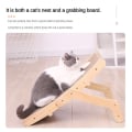 Miniatyrbilde 2 av 6: Tre katt skrape skrape avtakbar stue seng 3 i 1 skrape stolpe