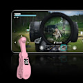 Miniatyrbild 3 av 7: Skärm Auto Klickare Smart Simulerad Finger Klicka Universal MuteMobile Telefon Stativ