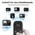 Miniatyrbillede 3 af 7: Bluetooth Fjernbetjening Kontrol For GoPro Hero Med Håndled Strop Til Smart Telefon Action Kamera Tilbehør