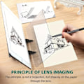 Miniatyrbild 7 av 7: Bärbar Optisk Tracing Board Bild Draw Board