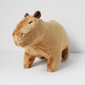 Miniatyrbillede 5 af 9: Simulering Capybara Udstoppede Dyr Plyd Legetøj Bløde Dukker Real Life Capybara Dukker Børn Legetøj