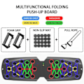 Miniatyrbild 7 av 8: Fällbar Push-up Bräda Stöd Muskel Träning Multifunktionell Bord Bärbar Fitness utrustning