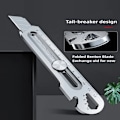 Miniatyrbild 4 av 4: Multifunktionell Utility Kniv 6 in 1 Rostfritt Stål Pappersvaror All Purpose Cutter Flask Plåt öppnare