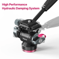 Miniatyrbilde 4 av 7: Panorama Stativ Hode Hydraulikk Væske Video Dempende Hode For Stativ Monopod Kamera Holder Stativ