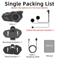 Pikkukuva 6 / 8: Bluetooth Intercom Moottoripyörä kypärä kuulokkeet 2 Rider Intercom Motos Interphone BT 5.0