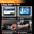 Miniatyrbillede 5 af 7: ELM327 vLinker FS USB OBD2 Scanner Bil Auto  Diagnostic Værktøj Automotive Scannere