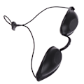 Miniatyrbillede 4 af 8: Blød Solbadning Brille Barning Goggles Beach Justerbar UV Skin Barning Øjenbeskyttelse UV Shield Briller Sort