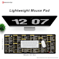 Miniatyrbild 5 av 5: Python Programmering Mouse Pad Large Genvägar Cheat Sheet tangentbord musmatta