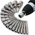 Miniatyrbild 1 av 6: 5mm-13mm Insexkant hylsor munstycken mutter skruvdragare set skruvmejsel set