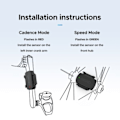 Miniatyrbillede 7 af 7: Cykel Speed Cadence Sensor ANT+ Bluetooth GPS Cykel Computer Dobbelt Sensor til Magene Road Bike MTB Cykel Tilbehør