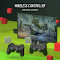 Miniatyrbilde 3 av 8: Video Game Stick Lite 4K Video Game M8 Console 64GB Double Wireless Controller