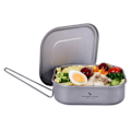 Pikkukuva 4 / 5: 1000ml Armeija Sotka Tina Titanium Lounas Box Camping Bento Box
