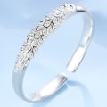 Miniatyrbillede 2 af 3: Ny 925 sterling sølv elegant Peacock åbning skærm armbånd armbånd til kvinder
