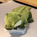 Miniatyrbilde 1 av 6: Utstoppet Dyr Real Life Alligator Plysj Leketøy Simulering Krokodille Dukker Kawaii Ceative Pute for barn