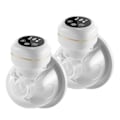 Miniatyrbillede 1 af 8: Bærbar bryst pumpe elektrisk bryst pumpe håndfri lav støj mælk udtrækker med 26mm silikone flange