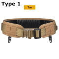 Miniatyrbillede 6 af 9: Tactical Polstret bælte Airsoft CS Combat Molle Airsoft bælter Duty Paintball talje bælte