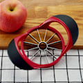 Miniatyrbillede 3 af 6: Apple Slicer Opgraderet Version 12-Blade Large Apple Core, Rustfrit Stål Ultra-Sharp Apple Cutter