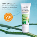 Miniatyrbilde 4 av 6: Ansikt Eksfolierende Gel Aloe Vera Ansiktsbehandling Eksfolierende Skrubb Renser Hviting Acne Svarthode Behandling