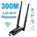 Miniatyrbillede 2 af 7: 2,4G 300Mbps Trådløs USB WiFi Repeater Extender WiFi Signal Forstærker Booster Langrækkevidde Wi-Fi Router Hjem Netværk Udvidelse