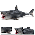 Miniatyrbillede 5 af 6: Marine Sea Life Megalodon Action Figur Klassisk Ocean Dyr Big Shark Fish Model