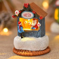 Miniatyrbilde 5 av 9: Jul pynt snø hus landsby harpiks snø landsby pynt juletema håndverk