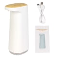 Miniatyrbillede 4 af 8: 450ML skum flydende sæbe dispenser håndfri usb genopladelig bærbar berøringsfri automatisk skummende