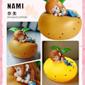 Miniatyrbillede 6 af 7: One Piece Luffy Zoro Nami Sanji Nat Lys Anime Figur Lampe Blødt Lys Soveværelse Sengebord LED Lys Værelse Børn Legetøj Gave