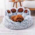 Miniatyrbild 2 av 6: Paw Shape Bekväm Mysig Husdjur Sovande Sängar