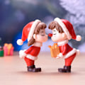 Miniatyrbilde 6 av 9: God jul par pynt til hjem nytt år jul tre pynt jule pynt