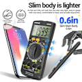 Miniatyrbillede 5 af 6: Digital Ultra-tynd Multimeter Opbevaring Professionel Meter Auto Voltmeter