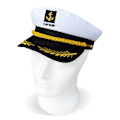 Miniatyrbillede 1 af 6: Voksen Yacht Sejler Kaptajn Hat Justerbar Mænd's og Kvinder's Fest Hat