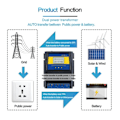 Miniatyrbillede 6 af 6: Power Bank Automatisk ATS Dual Power Overførsel Switch Solar Charge Controller