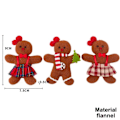 Miniatyrbild 2 av 3: Jul prydnader pepparkakor man jul träd tillbehör jul dekorationer till hem inredning