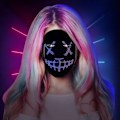 Miniatyrbilde 4 av 7: Bluetooth APP Kontroll Smart LED Ansiktsmasker Programmerbar Endre Ansikt Gjør det selv bilder