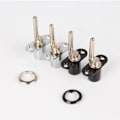 Miniatyrbillede 5 af 10: 1 STK Kam Cylinder Triple Lås Skrivebord skab skuffe Front Lås