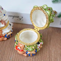 Miniatyrbillede 5 af 8: Keramik jule bord pynt diy bord plade pynt jule træ malet skilt jule pynt