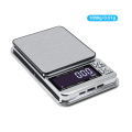 Miniatyrbilde 7 av 9: Høy presisjon rustfritt digital LCD elektronisk smykker vekt 200g/600g/1000gX0,01g Med telling balanse lomme vekt