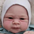 Miniatyrbillede 3 af 3: Reborn Doll Kit Lifelike Soft Touch DIY Painted Dukke Dele Søde Fødselsdag Jule Gaver Reborn Dukke Legetøj
