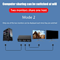 Miniatyrbilde 2 av 6: 2 IN 1 OUT VGA Splitter Switch HD 1080P VGA til VGA Kabel Konverter Adapter For PC TV Box Projektor Monitor VGA Switcher Adapter