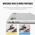 Miniatyrbillede 5 af 7: 2 stykker Laptop Stativ til Computer Keyboard Stativ Riser Aluminium Mini Bærbar Bærbar Stativ